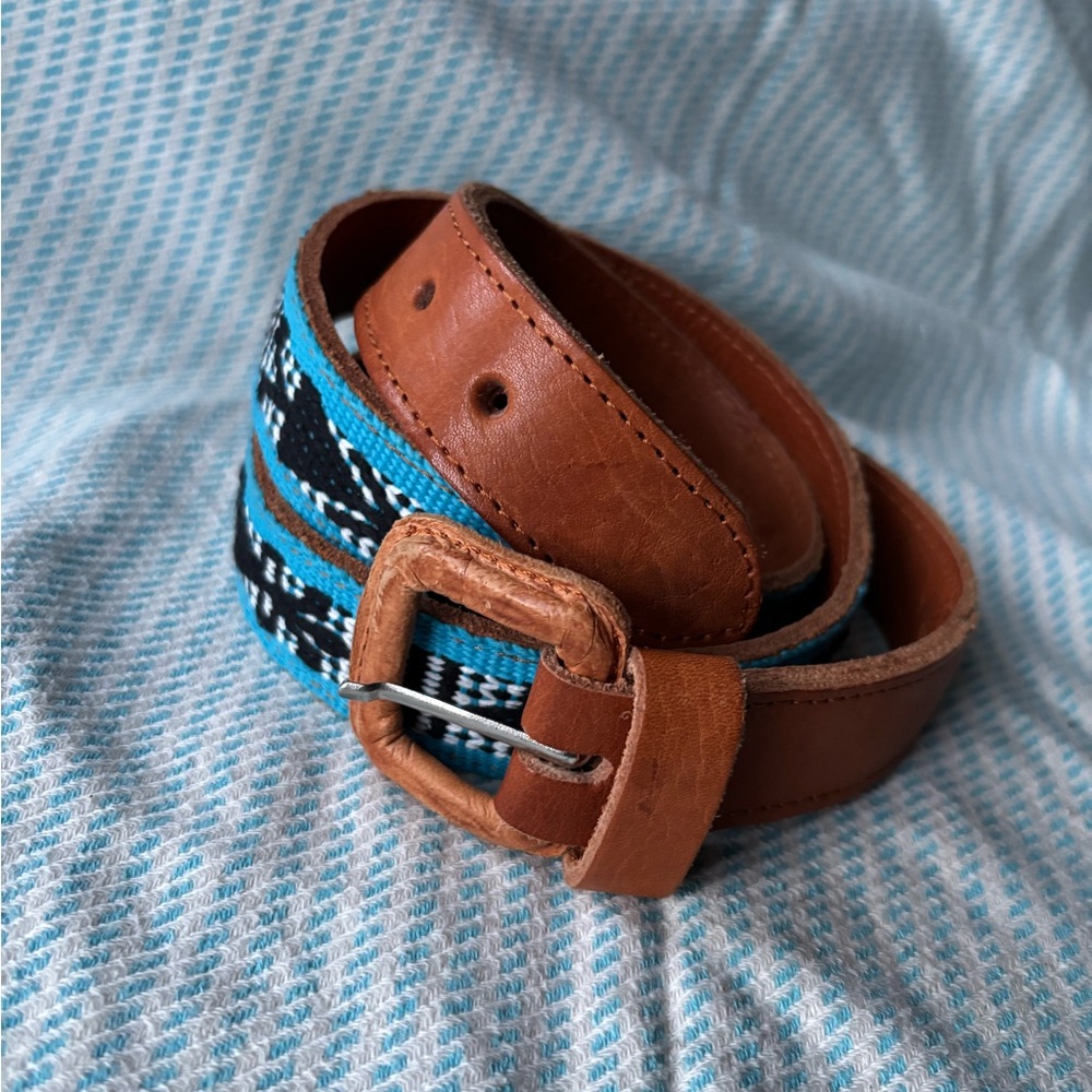 3 for $30 ✨ Handmade embroidered leather belt made in Mexico